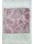 %100 Saf Ipek El Boyama Kare Fular - 55 x 55 Tasarım - Toz Pembe 2