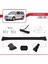 Kia Sedona 2 (Vq) 2006-2012 Arası ile Uyumlu Fly Model Ara Atkı Tavan Barı Siyah 3 Adet 3