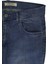Fistan Store Mavi Yüksek Bel Rahat Kesim Boru Paça Büyük Beden Jean Pantolon 3