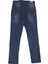 Fistan Store Mavi Yüksek Bel Rahat Kesim Boru Paça Büyük Beden Jean Pantolon 4