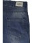 Fistan Store Mavi Yüksek Bel Rahat Kesim Boru Paça Büyük Beden Jean Pantolon 5