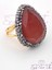 Turuncu Kedi Gözü Taş Yüzük 1