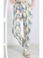Desenli Dokuma Cotton Pantolon Mintçiçek 3