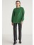 Allys Kadın Bisiklet Yaka Oversize Basic Yeşil Sweatshirt 2