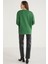 Allys Kadın Bisiklet Yaka Oversize Basic Yeşil Sweatshirt 5