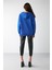 Alena Basic Oversize Lacivert Tekli Sweatshirt 5