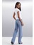 Jonıda Kadın Pamuk Regular Mavi Jeans 3