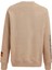 Mıdtown Erkek Çok Pozisyonlu Baskılı Büyük Süs Etiketli Içi Polarlı Bej Sweatshirt 8