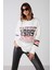 Racer Relaxed Ekru Sweatshirt 1