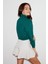 Moss Crop Fit Yeşil Sweatshirt 7