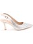 PS-31971 8 cm Topuklu Kadın Taşlı Arkası Açık Stiletto Abiye Ayakkabı 4