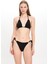 Kadın Siyah Küçük Üçgen Bikini Takımı 25SW029ST 4