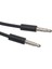 3.5 mm / Siyah 4 Boğumlu Aux Stereo 1 Metre Kablo 1