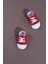 Bağcıklı Unisex Bebek Ilk Adım Ayakkabısı Kırmızı 2
