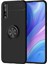 Huawei P Smart S Kılıf Range Yüzüklü Silikon - Siyah Inslm 1