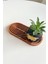 Doğal Ahşap Kahve Sunumluğu – Gökkuşağı Desenli Servislik | Kayın Ağacı 24X15 cm 4