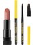 Matte Lipstick - Mat Ruj 553 Chocolate + Elite Kaljal Göz Kalemi ( Kahve ) 1