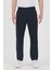 Theseason Erkek Siyah Pamuklu Keten Görünümlü Beli Bağcıklı Relaxed Fit Yazlık Chino Pantolon 1