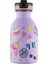 Kids Bottle Music Friends Pipetli Paslanmaz Çelik Çocuk Su Matarası 250 ml 1