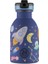 Kids Bottle Space Friends Pipetli Paslanmaz Çelik Çocuk Su Matarası 250 ml 1