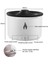 Volkanik Hava Nemlendirici Humidifier Duman Halkalı Aromaterapi Işıklı Zaman Ayarlı Ultrasonik 7