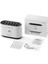 Hava Nemlendirici Humidifier 7 Rgb Işık 6 Nozzle Sese Duyarlı Dokunmatik 900ML Kapasite 8
