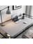 Özel Tasarım Masa Matı – 60 cm × 80 cm – Light Grey – Premium Poliüretan Deri 1