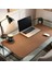 Mouse Pad Büyük Ölçü - Desk Mat Geniş Ebad - Masa Matı – 100 cm × 100 cm – Saddle Kahverengi Siyah XL Mouse Pad – PU Deri - Gamer Kaymaz Taban - Ofis Masa Aksesuar 1