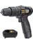 DX15 12VOLT/2.0AH Li-Ion Profesyonel Şarjlı Darbeli Matkap, Siyah/sarı 3
