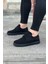 D-Erkek Siyah Triko Casual Ayakkabı WG016 2
