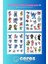 Stitch Temalı 155 Parça Sticker Seti - Kawaii Karakter Etiketleri Defter Laptop Telefon Için 4