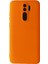 Xiaomi Redmi Note 8 Pro Kılıf First Silikon - Turuncu Inslm 1