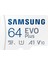 Evo Plus 64GB Sdxc U1 Sınıf 10 A1 130MB/S Micro Sd Bellek Kartı Adaptörlü 2021 Sürümü (MB-MC64KA/EU) 1