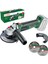 Home And Garden Universalgrind 18V-75 125 mm Amazon Versiyon 2 x Kesme Diski, 1x Taşlama Diski Solo Aküsüz 1
