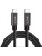 Solid 100W 5A Type C To Type C 3 Metre Hızlı Şarj ve Data Kablosu Halat Örgülü Space Gray 1