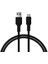 Coral Micro USB Hızlı Şarj Kablosu (Siyah + Siyah Uç) (120 Cm) 2
