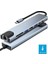 8in1 USB Type-C Hub Port Adaptör HDMI USB Ethernet Pd Girişli, Gri 2