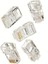 100 Adet Cat5 Cat6 RJ45 8P8C Jack Ethernet Internet Modem Kablosu Soketi Network Uç (100 Adet) 1