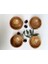 Zeytin Ağacı Sos Tabağı, 4'lü Set Sos Tabağı, Dekoratif El Yapımı Daldırma Tabağı 2