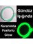 Su Yeşili Fosforlu Karanlıkta Parlayan, Glow / Luminous In The Dark, Ultraviyole (Uv) Neon Işıkta Parlayan Poşet Çapari Simi 1