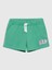 Kız Çocuk Yeşil Gap Logo Pull-On Şort 1