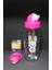 Cool-J Cute Pipetli Pet Matara 500CC Fuşya-Mavi Tavşan 2