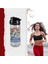 Cam Matara Cam Içecek Matarası Şişesi Sporcu Içecek Matarası 500ML Siyah 4