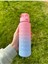 Motivasyonel Su Matarası Suluk 900 ml Pipetli Su Matarası (Siyah ) 4