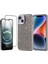 Apple iPhone 13 Kılıf Taşlı Tasarımlı Zore Kapi Kapak + Temperli Cam Ekran Koruyucu 1