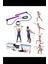 Çok Renkli Portable Pilates Studio Jimnastik Egzersiz Çubuğu Pilates Direnç Lastiği 1
