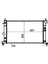 8MK376718-711 Radyatör Vectra B Ac Klimasiz Mek Otom 607X378X24 Dpmah 1