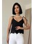 AYDOGANTICARET44 Siyah Bağcıklı Brode Bluz 1