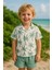 Çocuklar Için Yazlık Takım: Palmiye Desenli Gömlek ve Şort I Tatilde Şıklık I Bürümcük Kumaş I 5