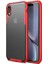 Apple iPhone Xr Için Kılıf Frosted Frame Kırmızı [iphone Xr ile Uyumlu Kılıf - Kırmızı] 1